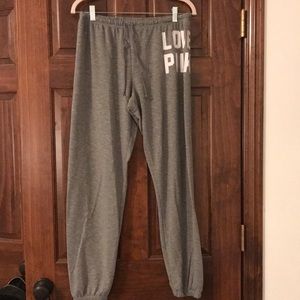 Victoria secret PINK grey sweat pants